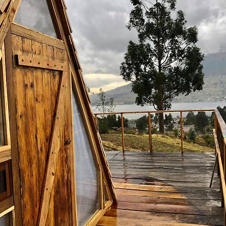 Cabanas Y Glampings Balcon Del Lago Otavalo Exteriör bild