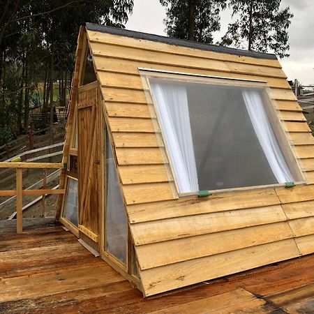 Cabanas Y Glampings Balcon Del Lago Otavalo Exteriör bild