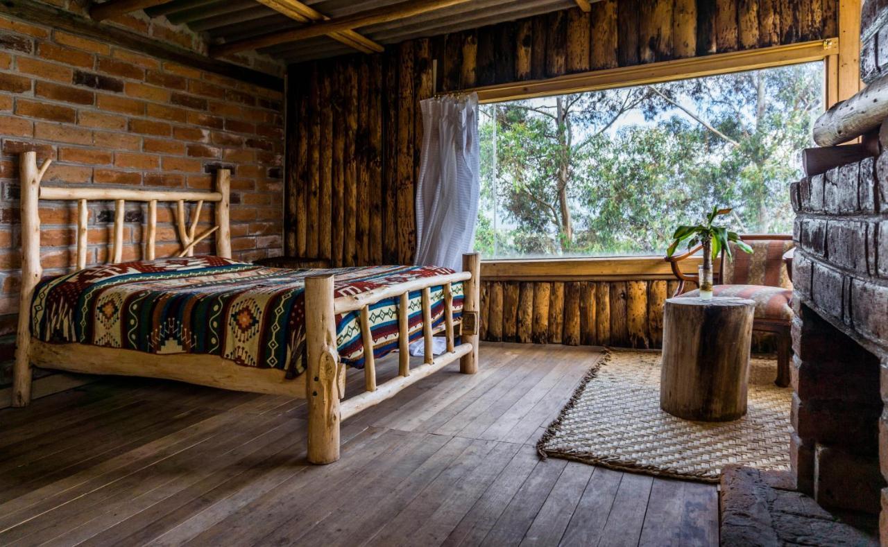 Cabanas Y Glampings Balcon Del Lago Otavalo Exteriör bild