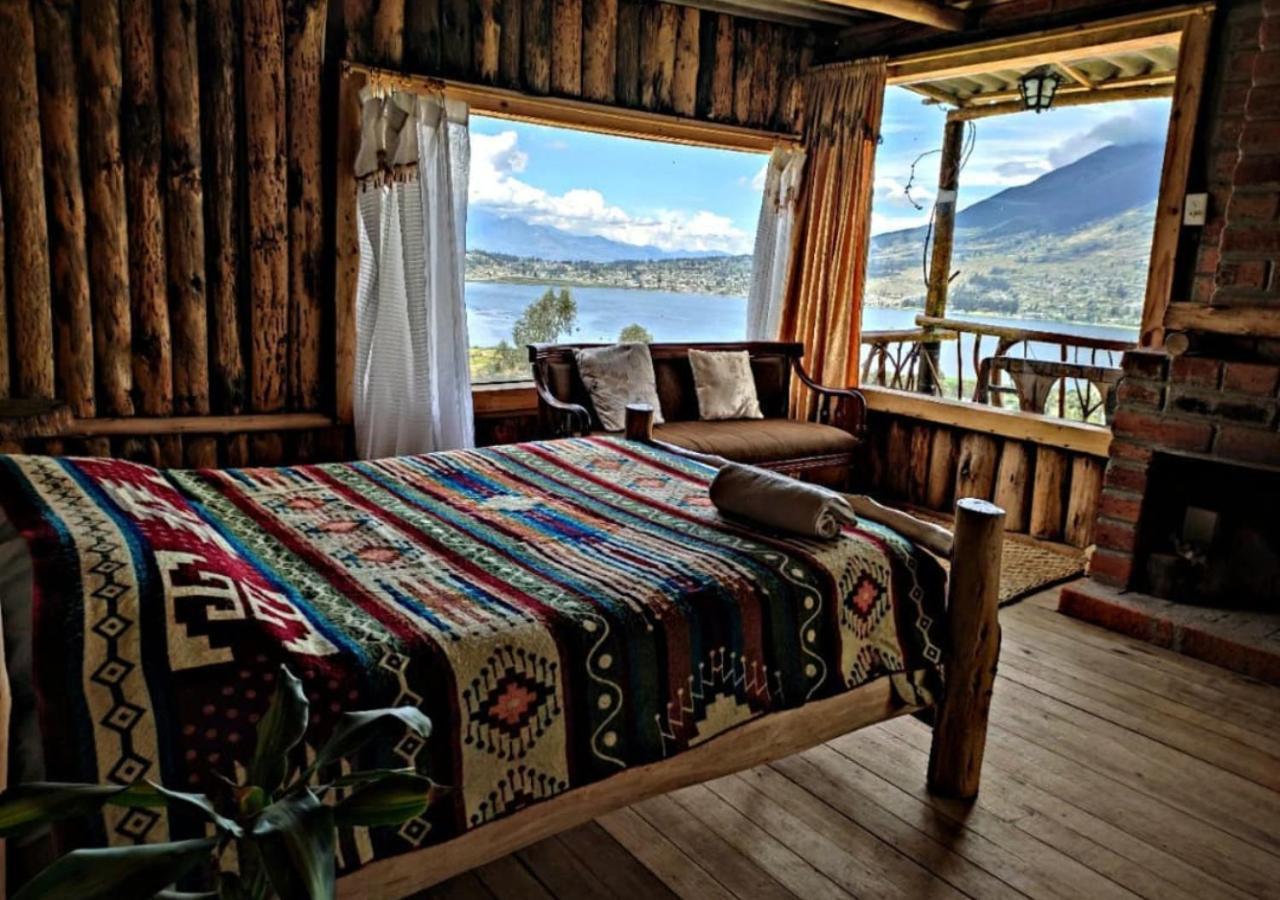 Cabanas Y Glampings Balcon Del Lago Otavalo Exteriör bild