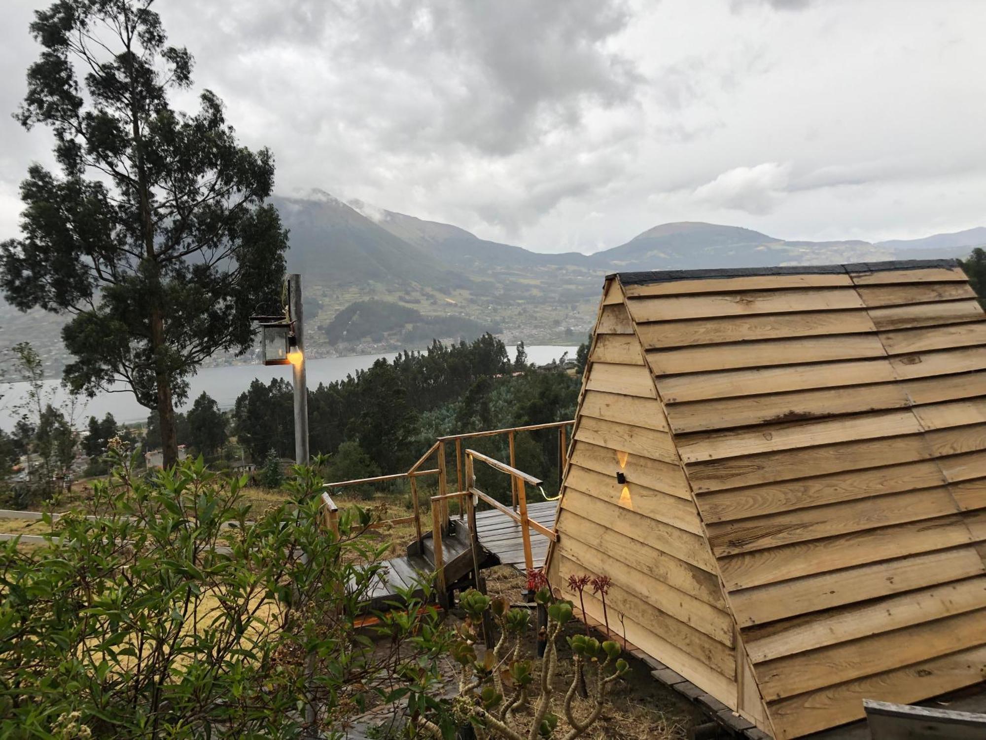 Cabanas Y Glampings Balcon Del Lago Otavalo Exteriör bild